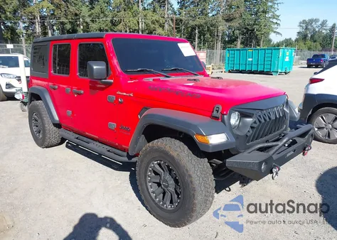 2019 Jeep Wrangler Unlimited Sport Altitude 4X4 z USA, uszkodzony, nr VIN 1C4HJXDG1KW632621